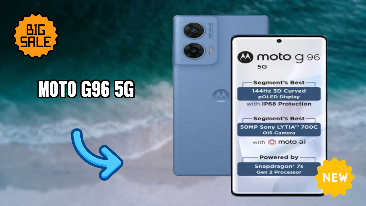 Moto G96 5G Display Size: 6.67 Inches (16.94 Cm) Screen Review