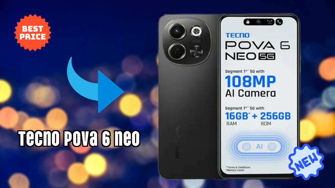 Tecno Pova 6 Neo Battery Life: 5000 MAh Charging Speed